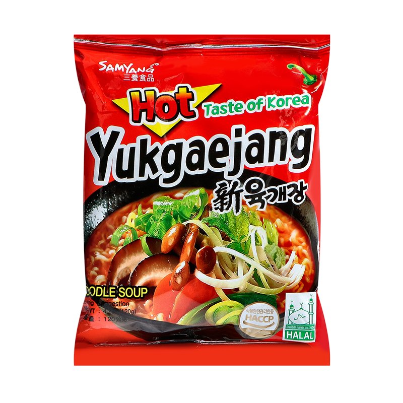 Samyang Instant Noodle Yukgaejang Hot Mushroom 120 g - Instant Nudeln