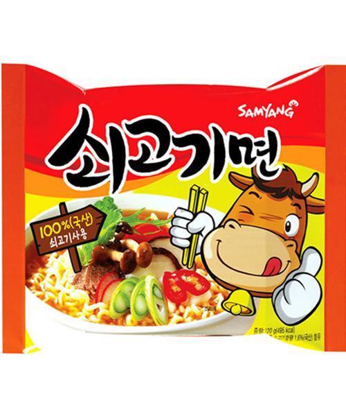 Samyang Instant-Nudelsuppe Rindgeschmack 120 g - Instant Nudeln