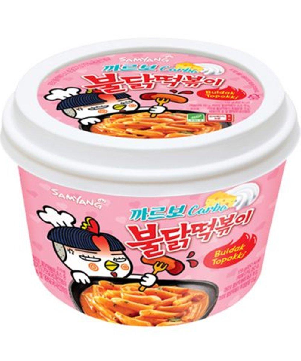 Samyang Instant Reiskuchen Carbonara Käse-Geschmack 179 g - Instant Nudeln