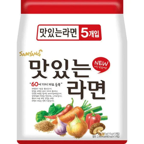 Samyang Vegetasty Noodle Soup - MultiPack (5 x 115 gr) - Instant Nudeln