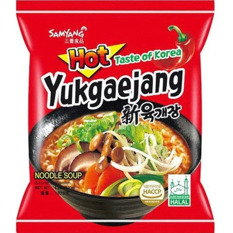 Samyang Yukgaejang Spicy Mushr Ramen 120 g - Instant Nudeln