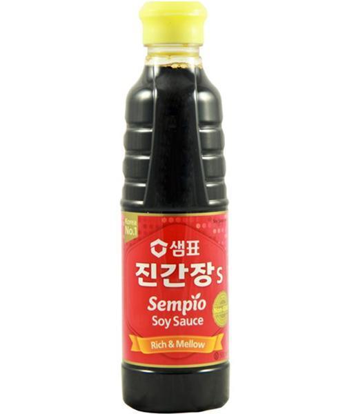 Sempio Sojasauce dunkel Jin S PET 500 ml - Würzmittel & Saucen