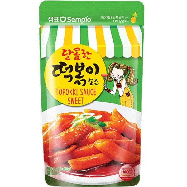 Sempio Topokki Tteokbokki Sauce Sweet, 150 g - Fertiggerichte & Konserven