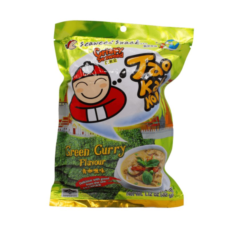 Taokaenoi Grünes Curry Seetang 32 g - Snack Foods