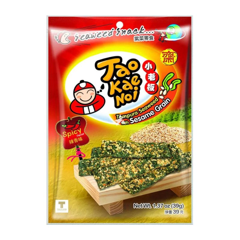 Taokaenoi Tempura Algen mit Sesamkörnern, scharf, 39 - Snacks