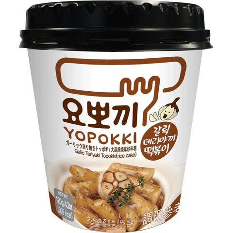 Young Poong Yopokki Reiskuchen Tasse Knoblauch 120 g - Fertiggerichte & Konserven