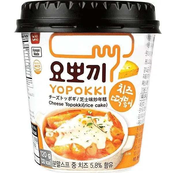 Youngpung Yopokki Topokki Tteokbokki Käse Reiskuchen 120g - Fertiggerichte & Konserven