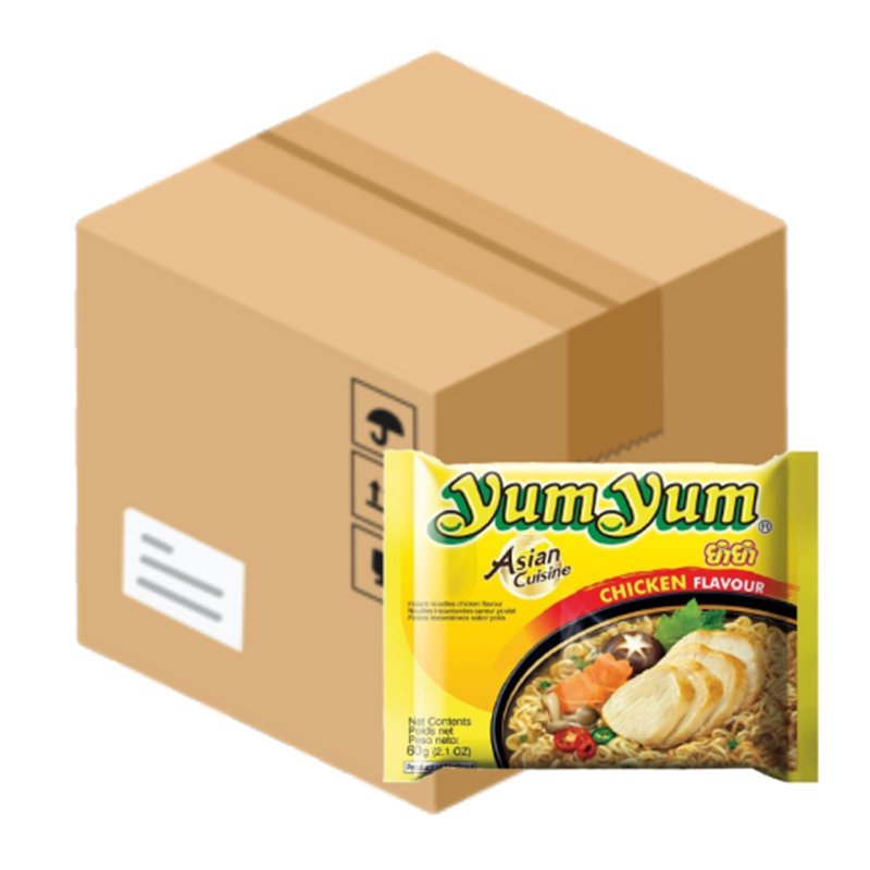 Yum Yum Instant Noodles chicken 30 x 60 g 1box - Nudeln