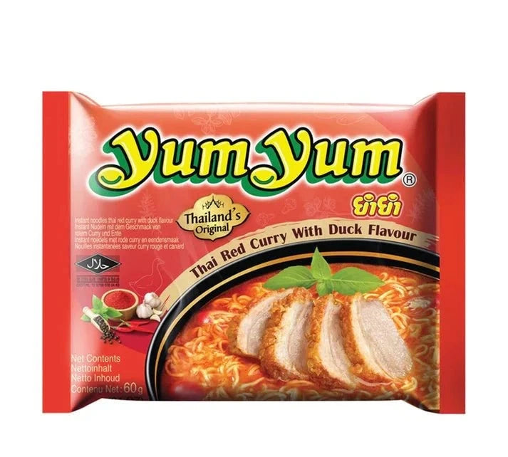 Yum Yum Instant-Nudeln mit rotem Curry-Geschmack 60 g - Instant Nudeln