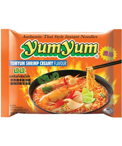 Yum Yum Instant Tom Yum Garnelen Rahm Nudeln 70 g - Nudeln